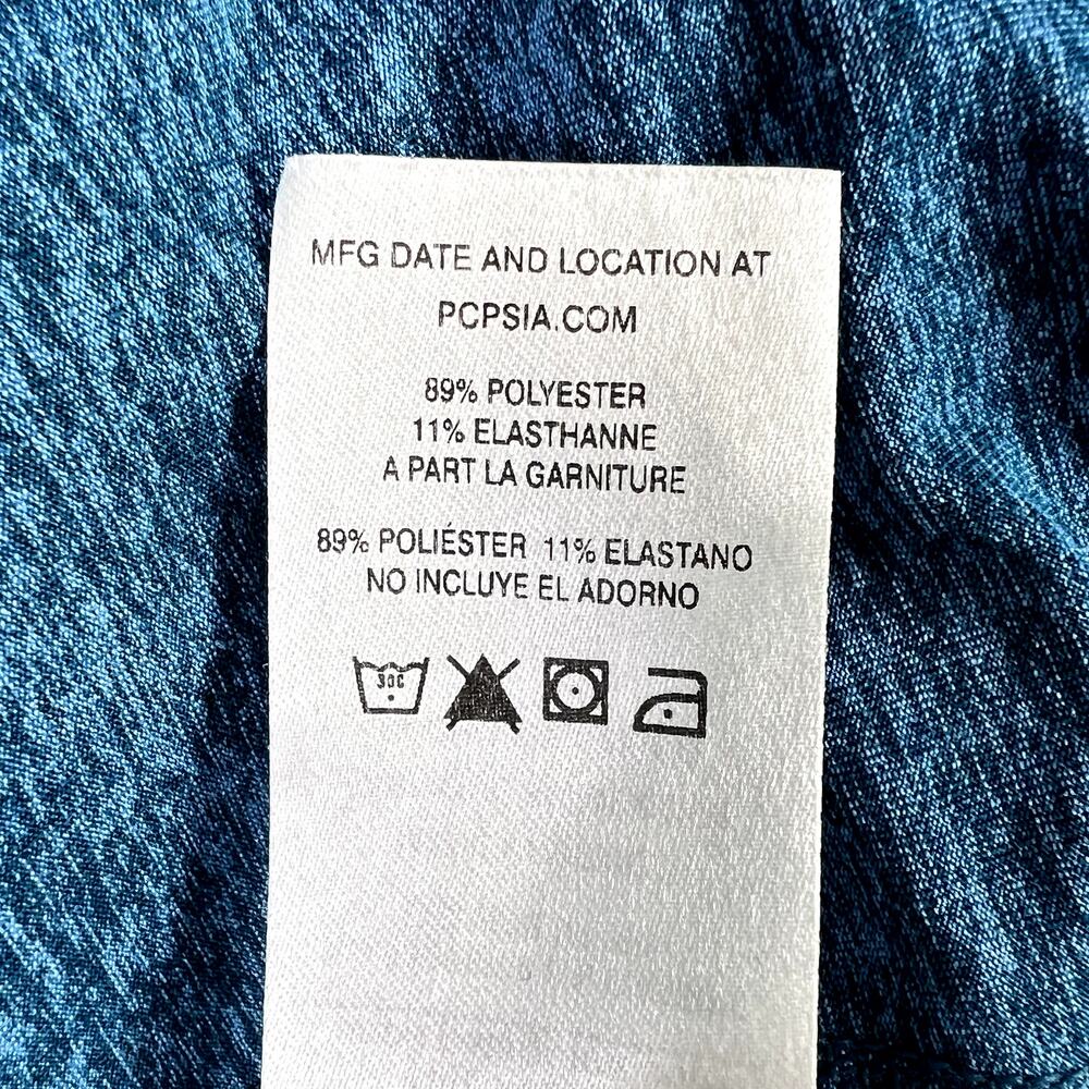 Patagonia W's Sleeveless Seabrook Dress Big Sur Blue Womens Small - Picture 9 of 11